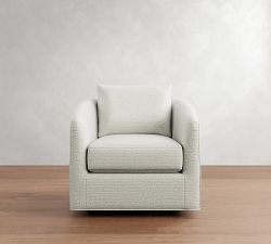 Performance Chateau Basketweave - Remmy Swivel Chair