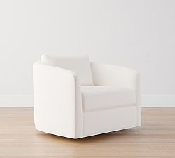 Performance Chateau Basketweave - Remmy Swivel Chair