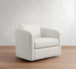 Performance Chateau Basketweave - Remmy Swivel Chair
